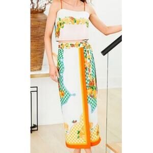 NWT Antonio Melani CALLISTA Sz 0  CLIO  Collection Citrus Wrap Pencil Skirt $159